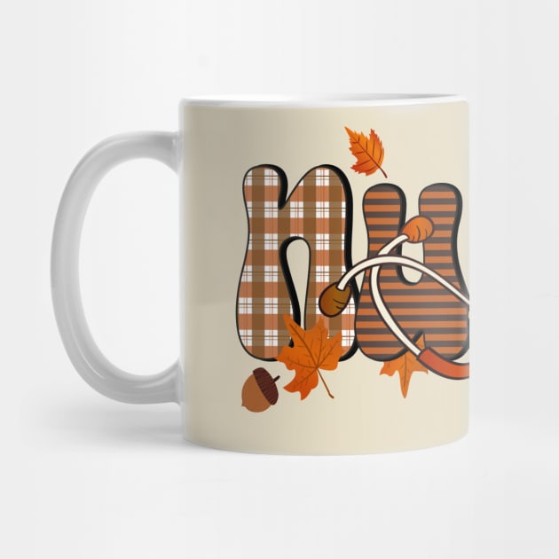 Fall Nurse Life Cute Fall Autumn Thanksgiving Nursing by WildFoxFarmCo